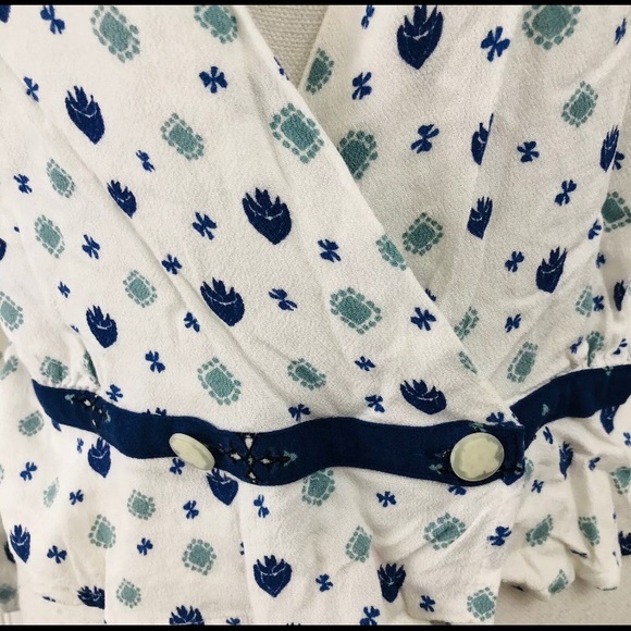 COPY - ❤️Free People Top Where We Roam Wrap Blouse - Picture 5 of 7